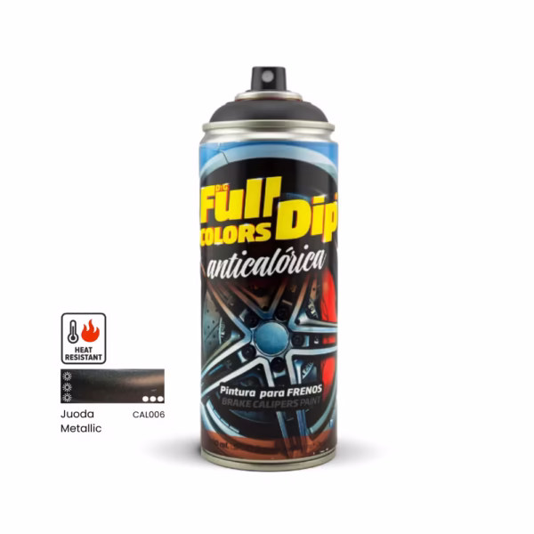 Full Colors 400ml bremžu suportu krāsa - Melna Metāliska